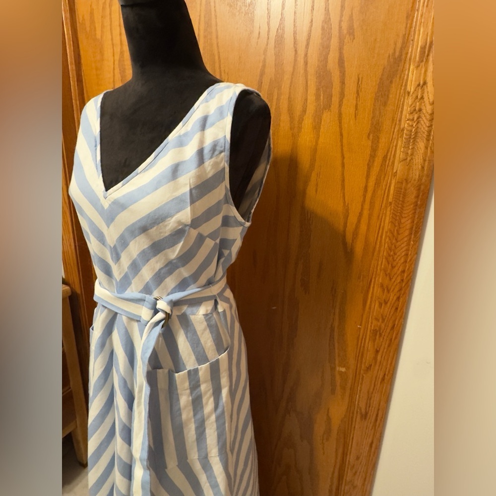 Kate Spade Deck Stripe Midi Dress size 12 - Picture 5 of 16